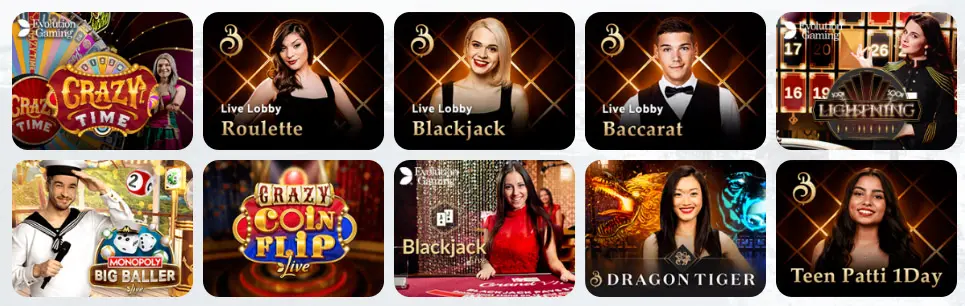Jeux de casino en direct AlfCasino
